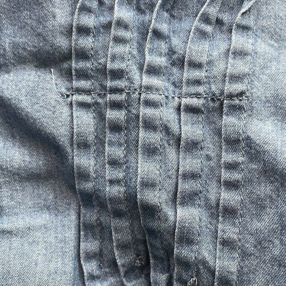 Womens Size XXL Gloria Vanderbilt Cotton & Lyocell Chambray Button Down Shirt‎ - Picture 3 of 15